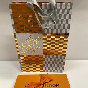 Special Holiday Louis Vuitton Tie Box and Bag